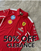 Ferrari Pique Blend Sports Polo, Red
