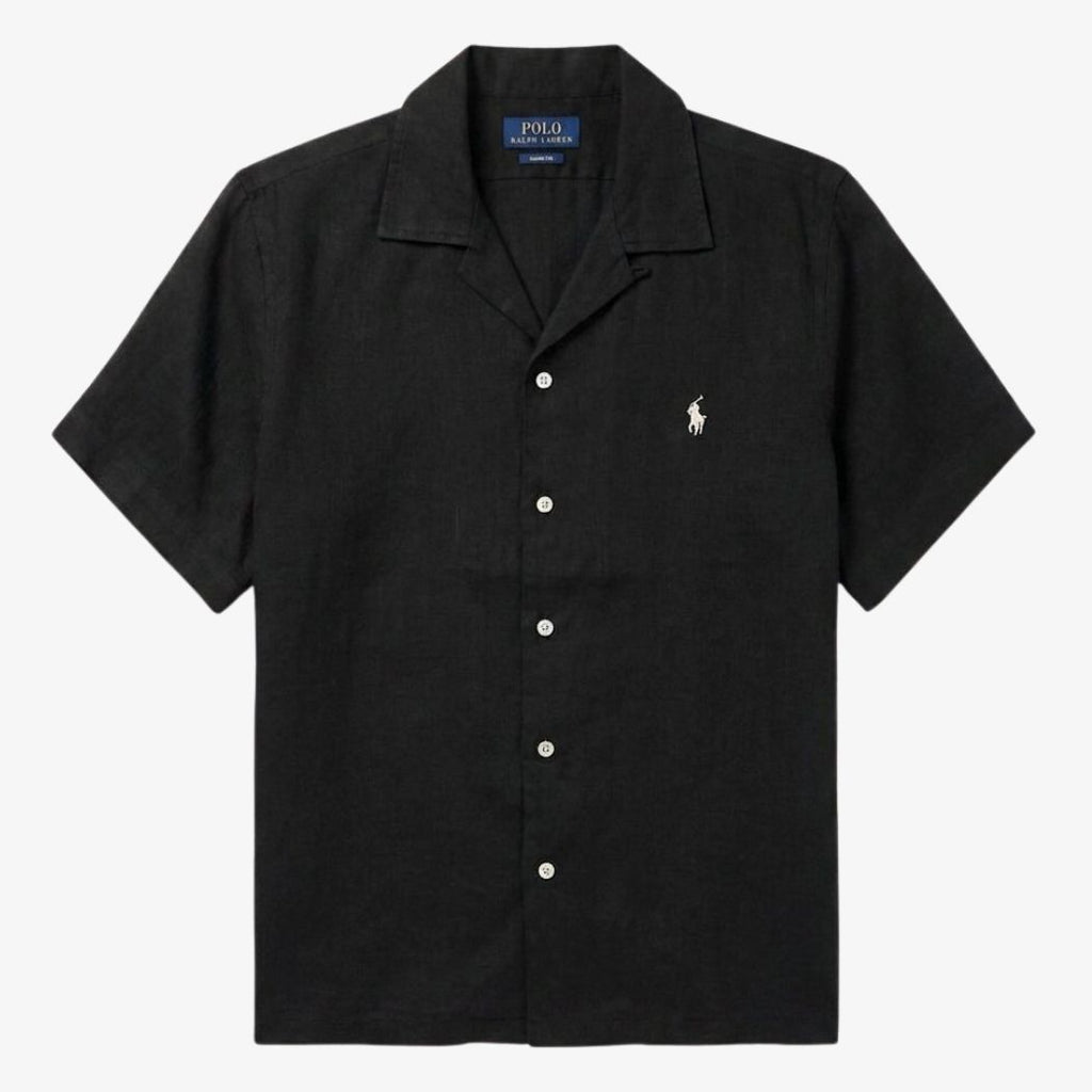 Ralph Lauren Linen/Remi Cuban Shirt, Black