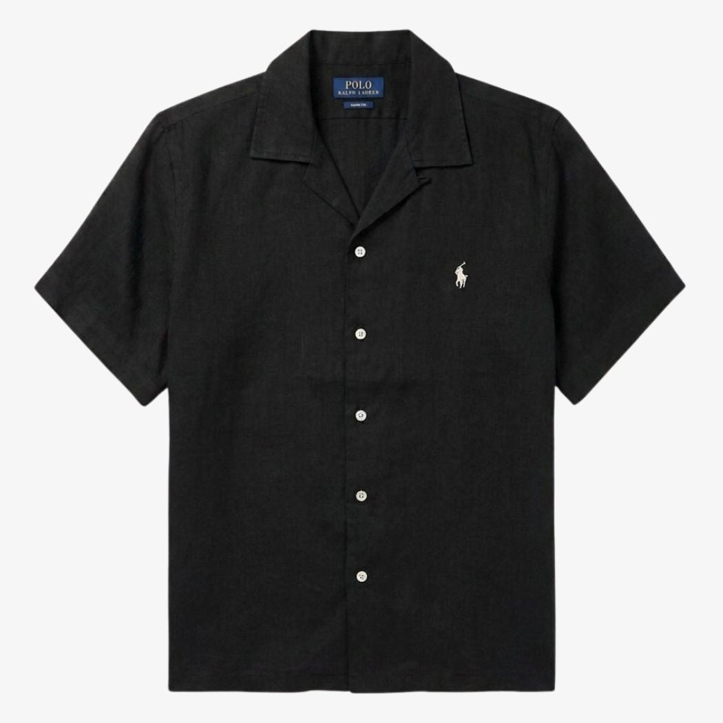 Ralph Lauren Linen/Remi Cuban Shirt, Black