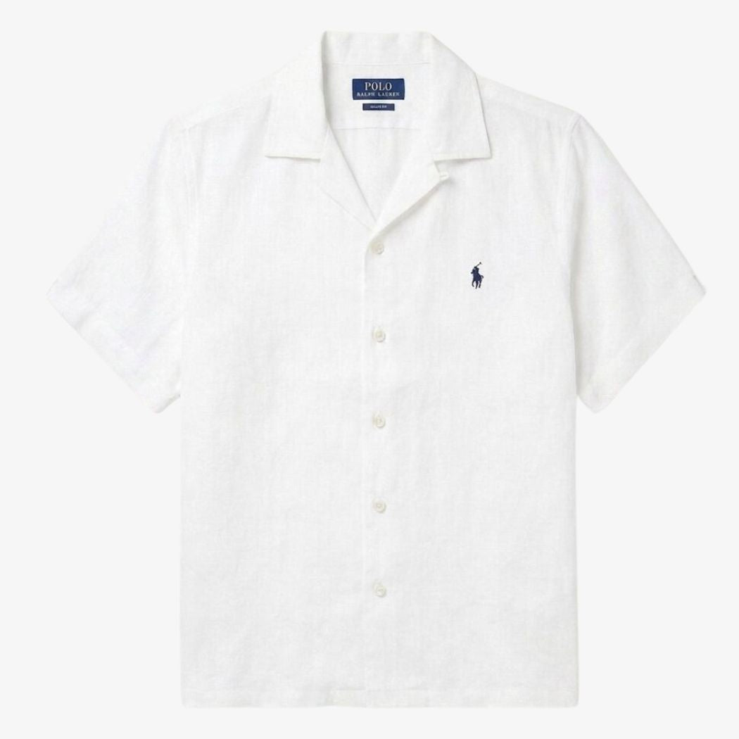 Ralph Lauren Linen/Remi Cuban Shirt, White