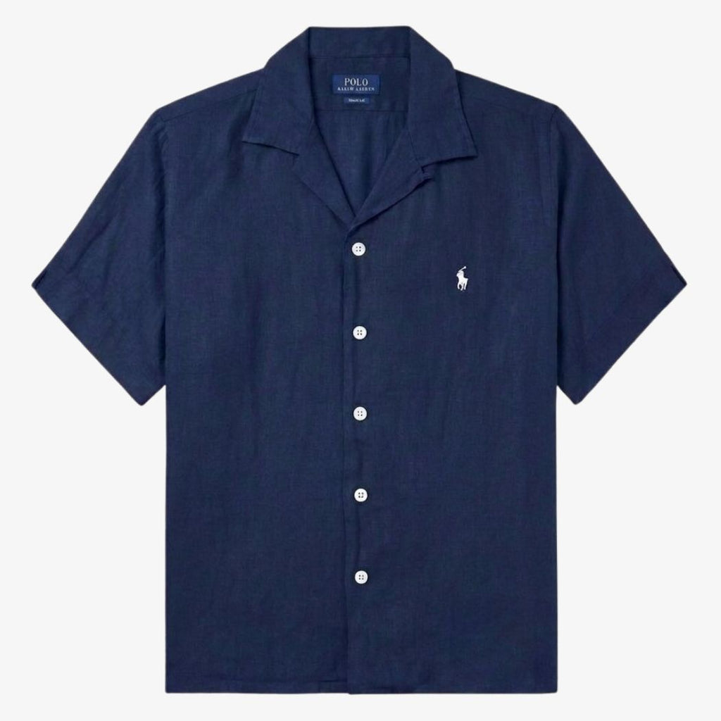 Ralph Lauren Linen/Remi Cuban Shirt, Navy