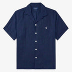 Ralph Lauren Linen/Remi Cuban Shirt, Navy