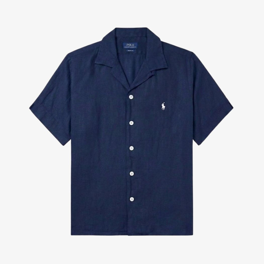 Ralph Lauren Linen/Remi Cuban Shirt, Navy