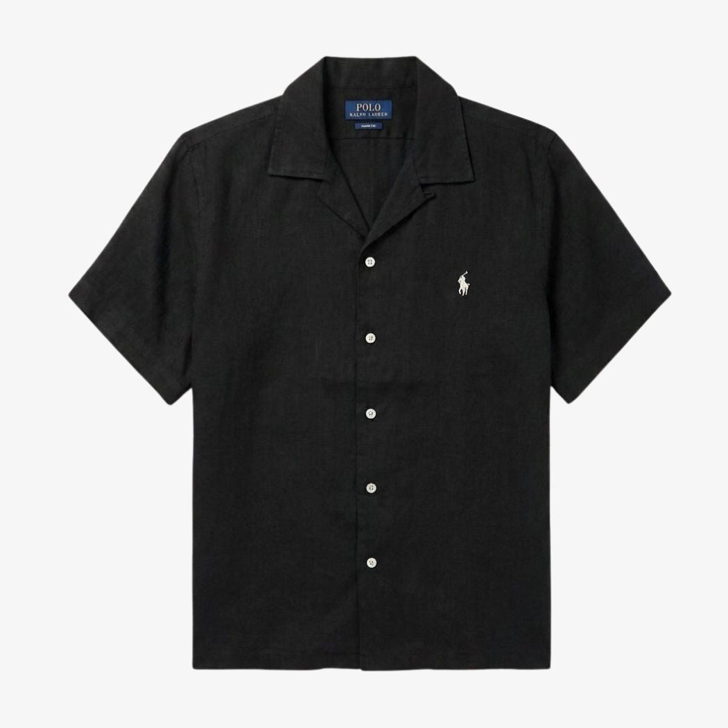 Ralph Lauren Linen/Remi Cuban Shirt, Black