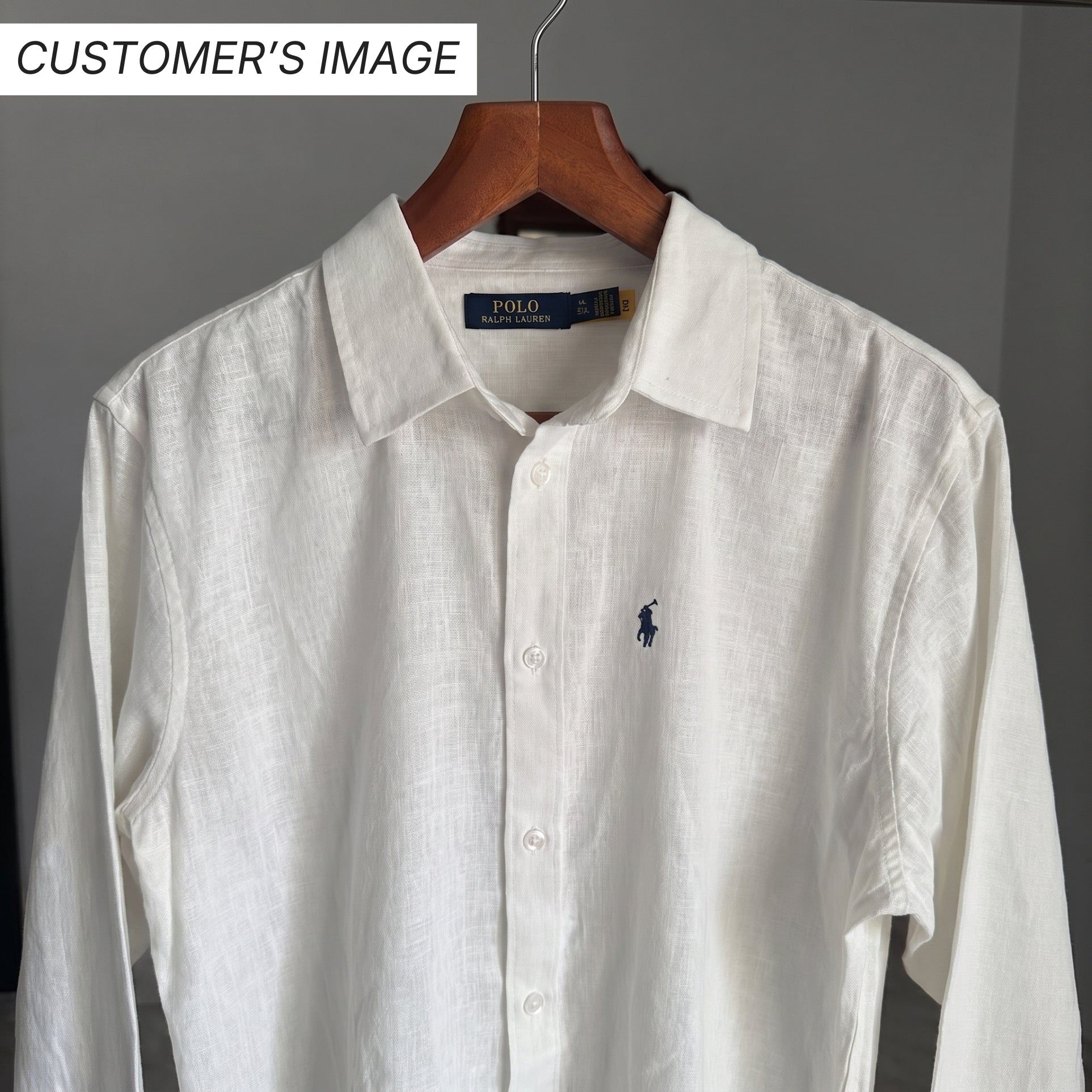 Ralph Lauren Linen/Remi Blend Vintage Shirt, White