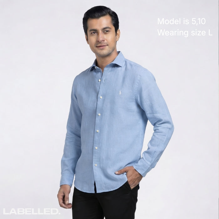 Ralph Lauren Linen/Remi Blend Shirt, Blue