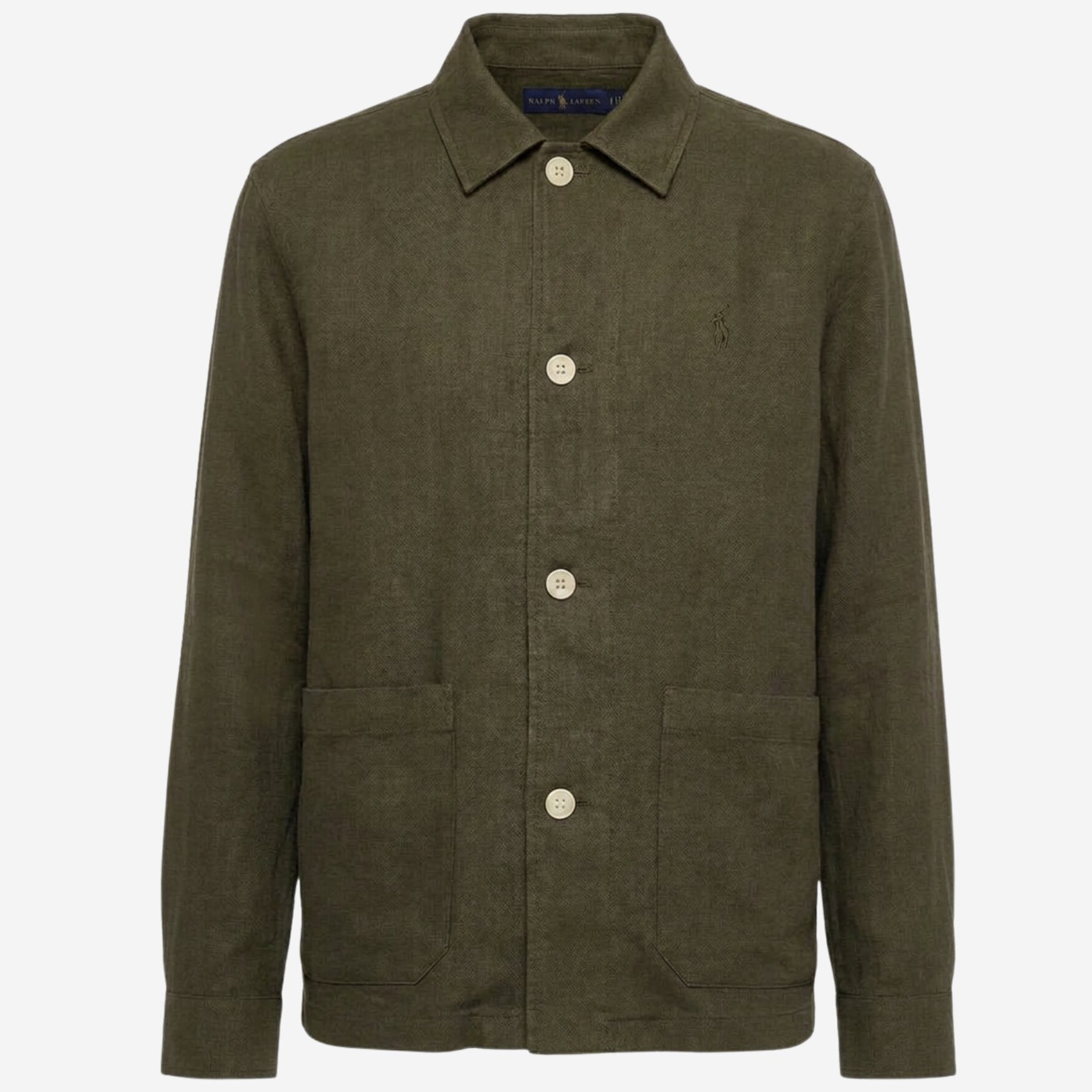 Ralph Lauren Linen/Remi Overshirt, Olive