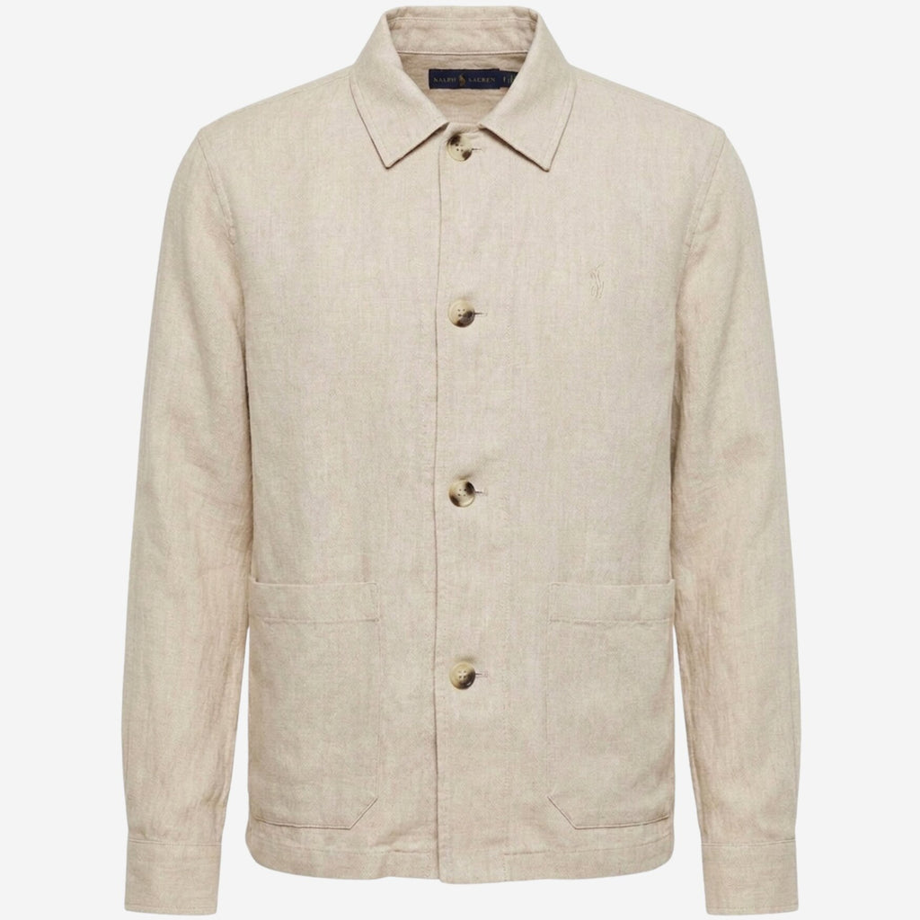 Ralph Lauren Linen/Remi Overshirt, Beige