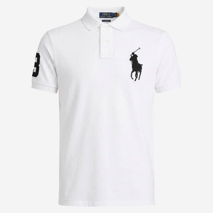 Ralph Lauren Big Pony Pique Polo, White