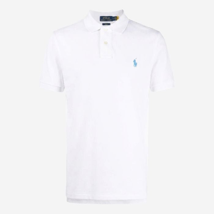 Ralph Lauren Classic Pique Polo, White