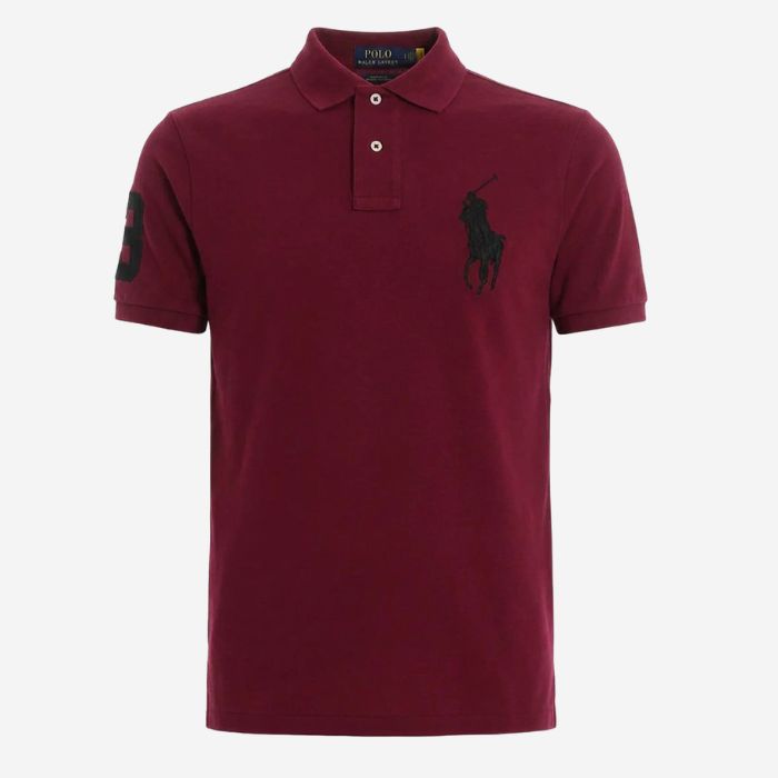 Ralph Lauren Big Pony Pique Polo, Maroon