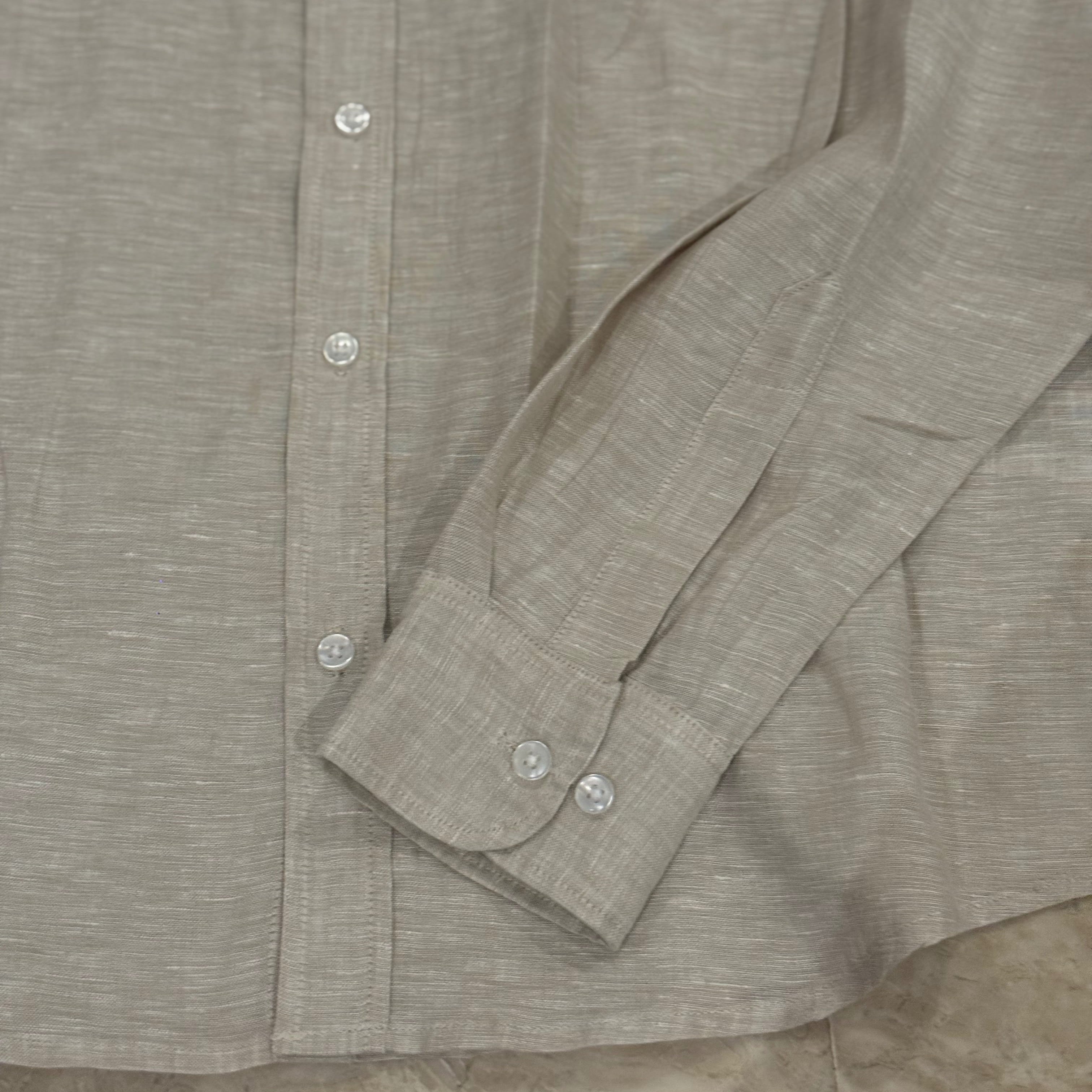 Ralph Lauren 100% French Linen Shirt, Beige