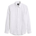 Hugo Boss 100% Linen Vintage Shirt, White