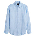 Hugo Boss 100% Linen Vintage Shirt, Sky