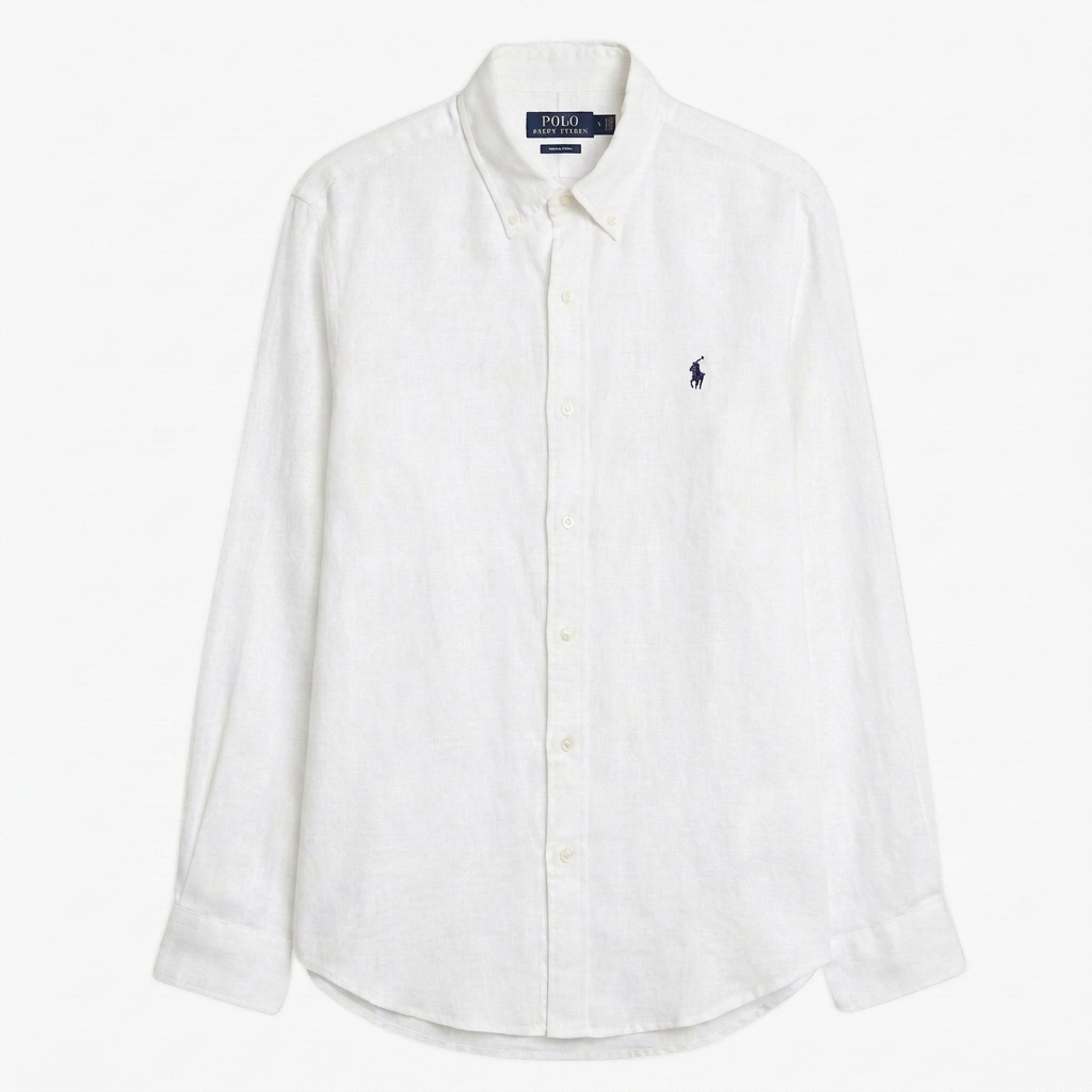 Ralph Lauren Linen/Remi Blend Shirt, White