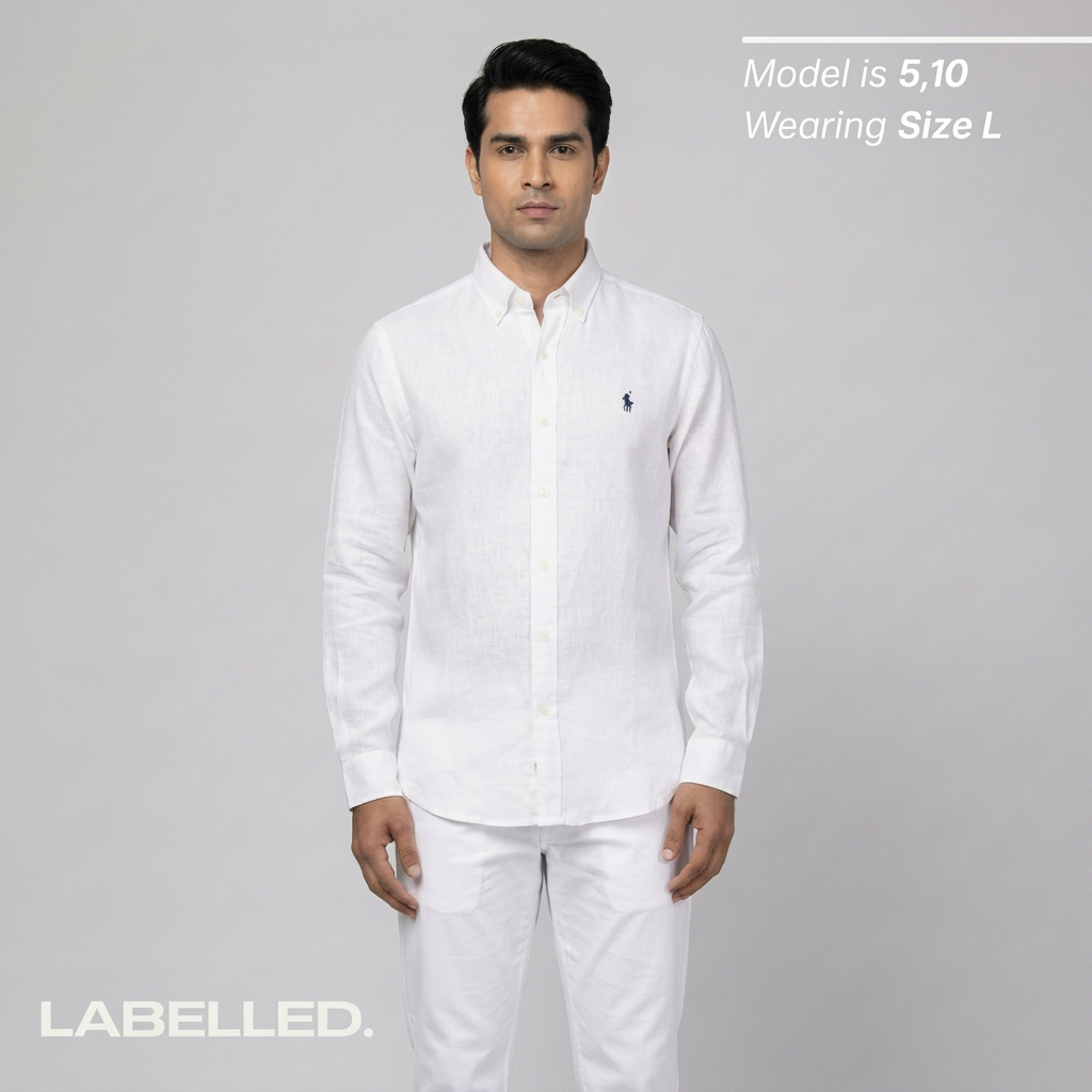 Ralph Lauren Linen/Remi Blend Shirt, White