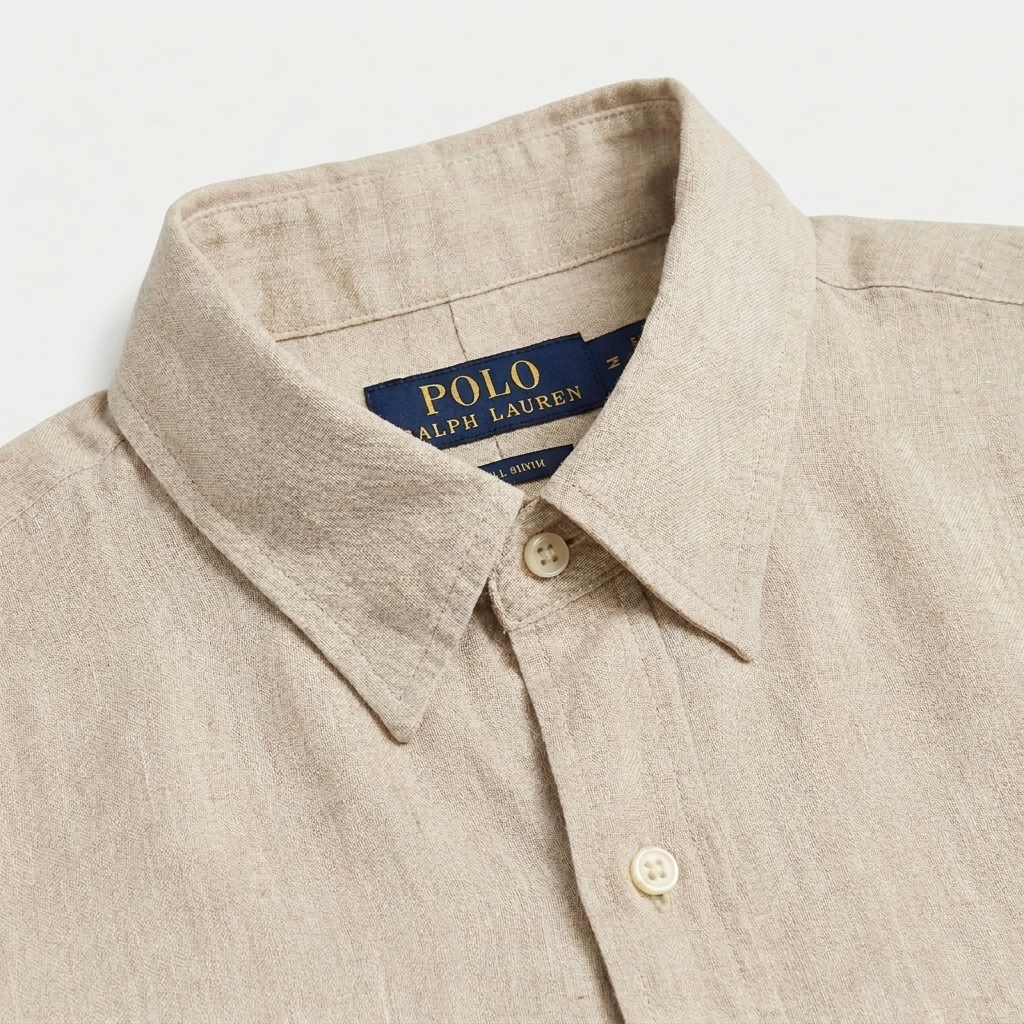 Ralph Lauren Linen/Remi Blend Vintage Shirt, Beige