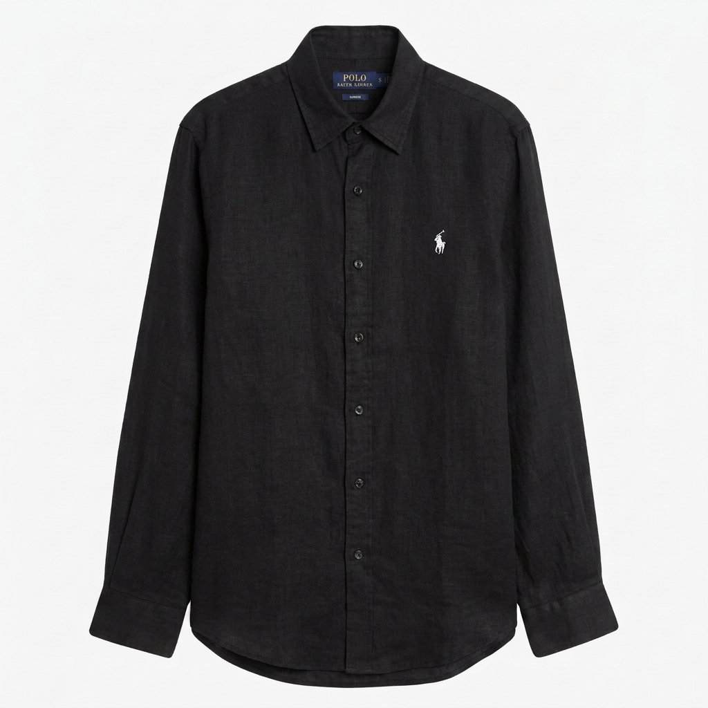 Ralph Lauren Linen/Remi Blend Shirt, Black