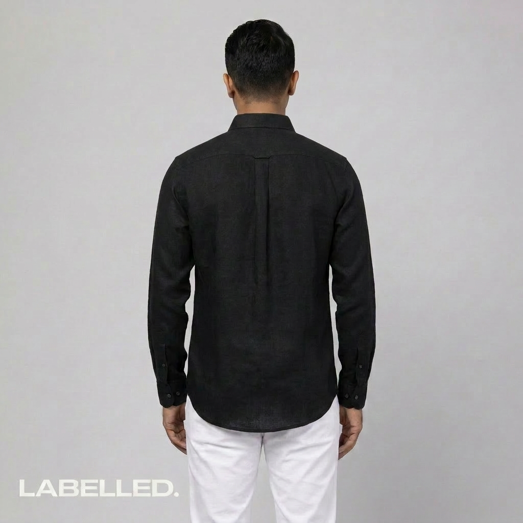Ralph Lauren Linen/Remi Blend Vintage Shirt, Black
