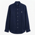 Ralph Lauren Linen/Remi Blend Vintage Shirt, Navy