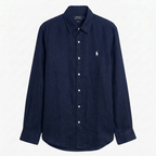 Ralph Lauren Linen/Remi Blend Vintage Shirt, Navy