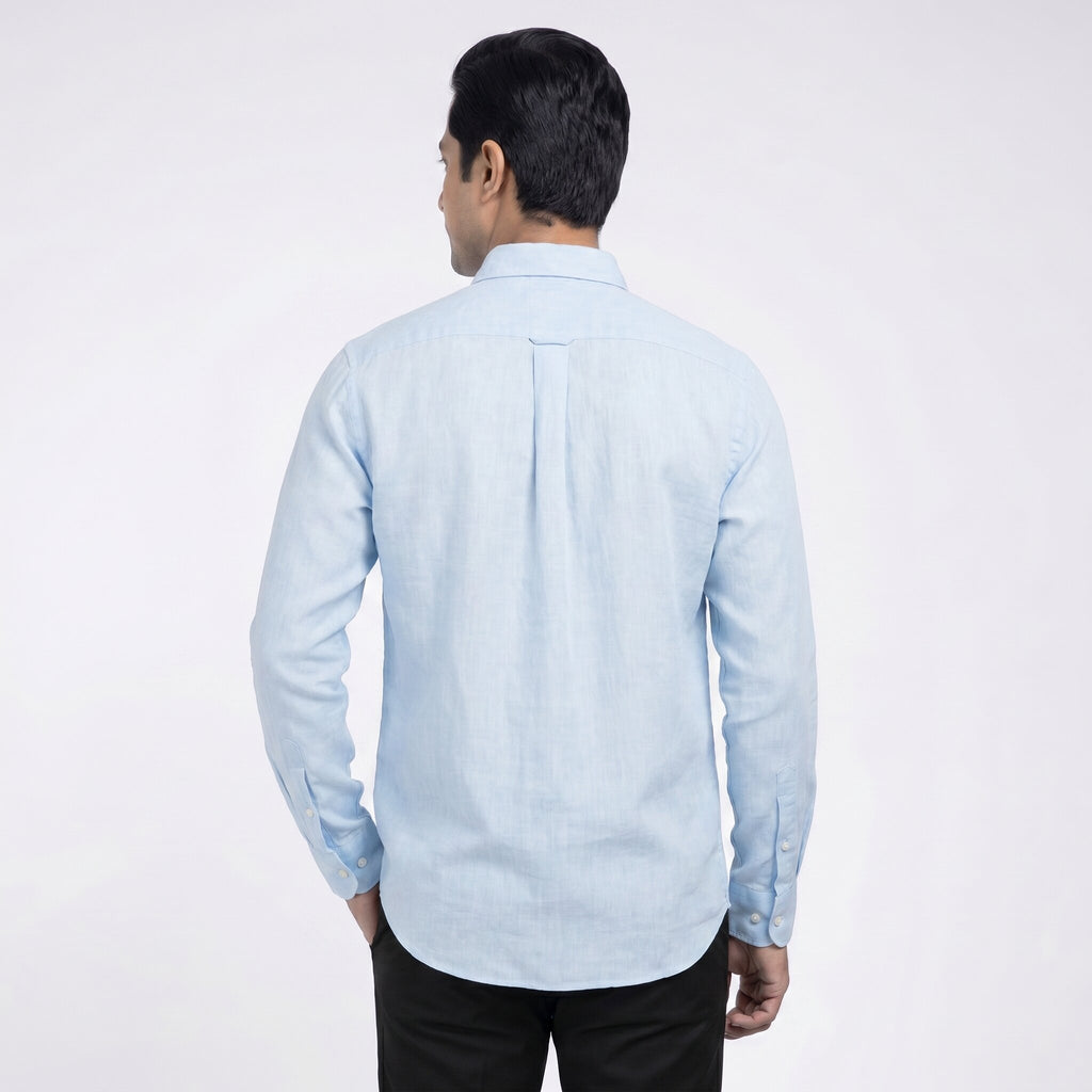 Ralph Lauren Linen/Remi Blend Vintage Shirt, Sky