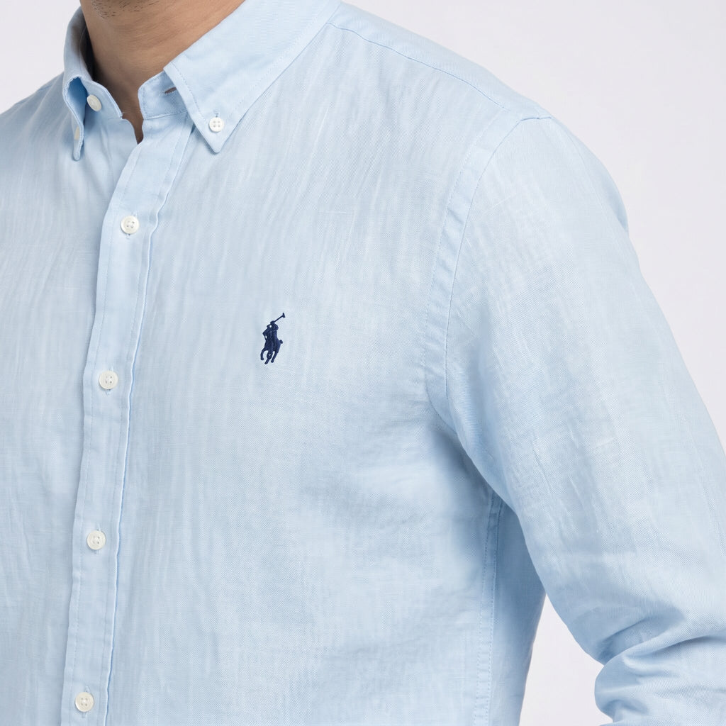 Ralph Lauren Linen/Remi Blend Vintage Shirt, Sky