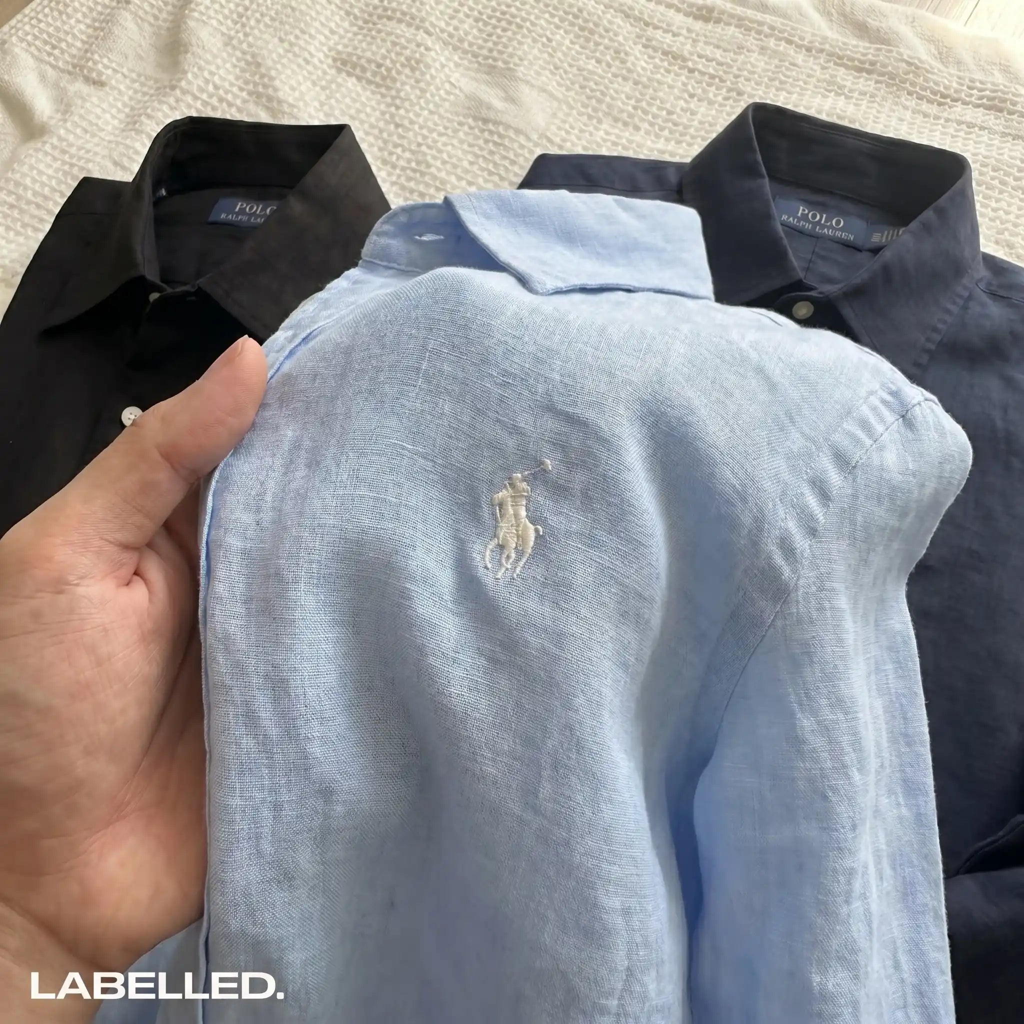 Ralph Lauren Linen/Remi Blend Shirt, Blue