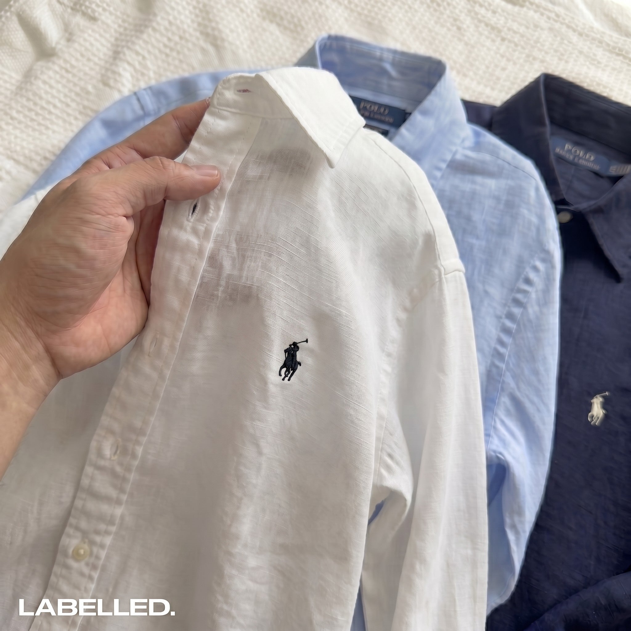 Ralph Lauren Linen/Remi Blend Shirt, White