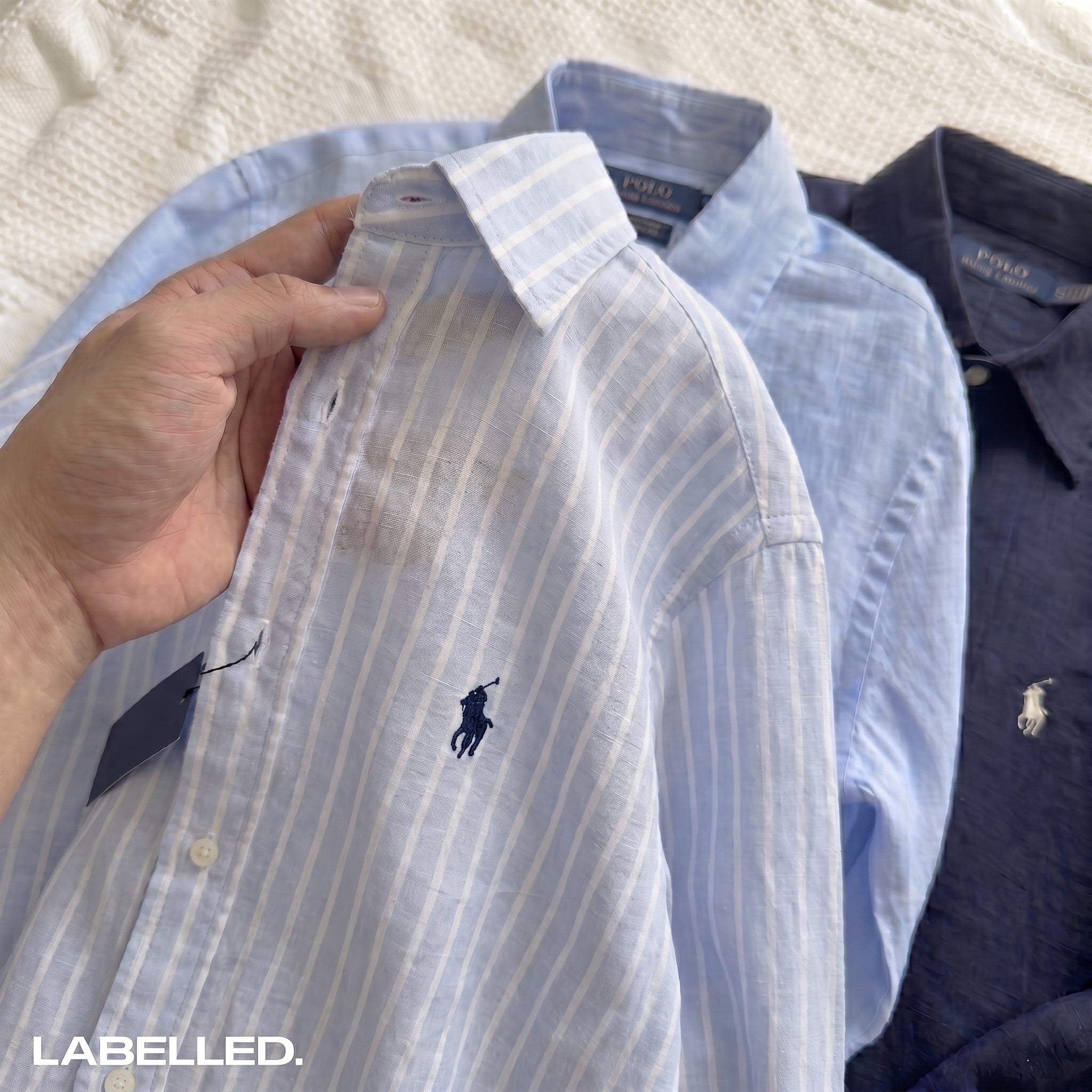 Ralph Lauren Linen/Remi Blend Shirt, Strip