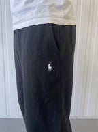 Ralph Lauren Baggy Fleece Joggers, Black