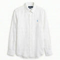 Ralph Lauren 100% French Linen Shirt, White