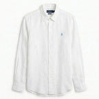 Ralph Lauren 100% French Linen Shirt, White