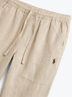 Ralph Lauren Relaxed Remi/Linen Trousers, Beige