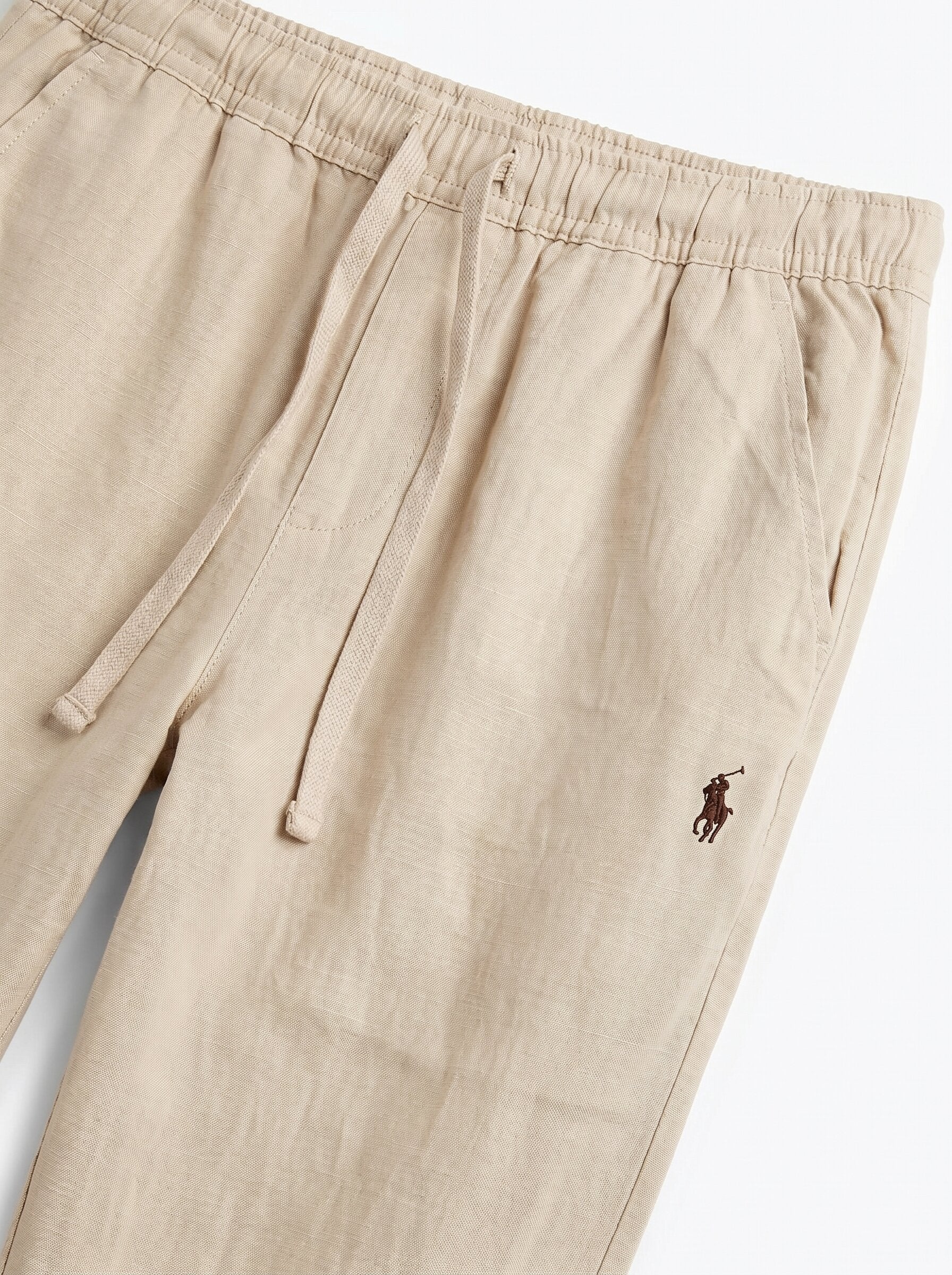 Ralph Lauren Relaxed Remi/Linen Trousers, Beige