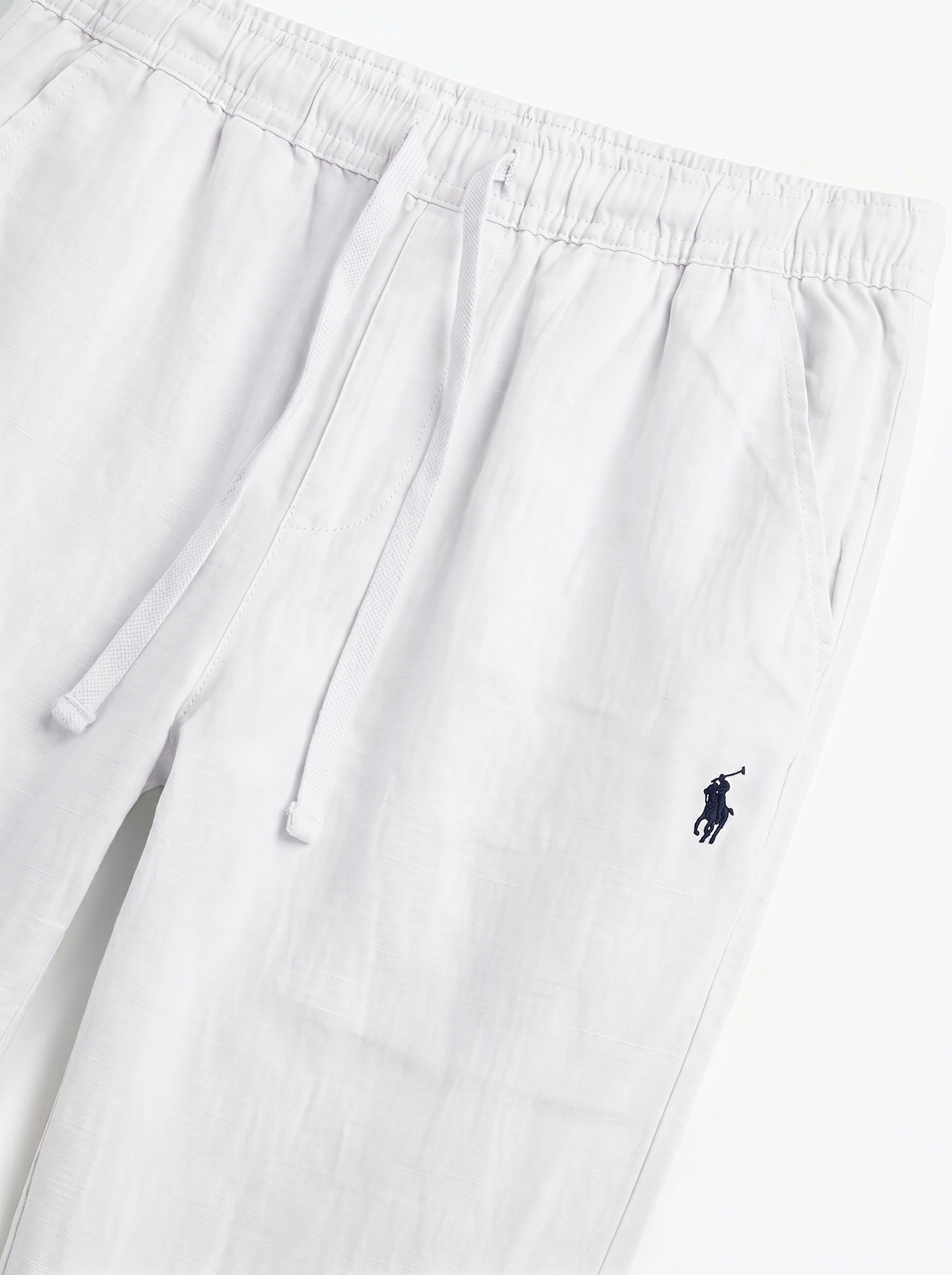 Ralph Lauren Relaxed Remi/Linen Trousers, White