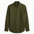 Ralph Lauren 100% French Linen Vintage Shirt, Olive