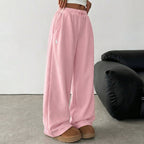 Ralph Lauren Women's Baggy Wide Leg Pants, Pink
