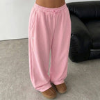 Ralph Lauren Women's Baggy Wide Leg Pants, Pink
