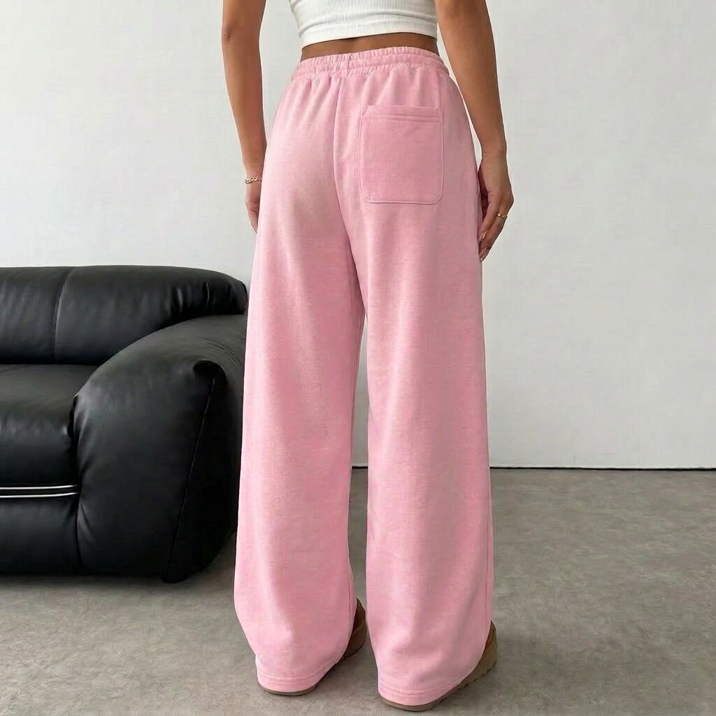 Ralph Lauren Women's Baggy Wide Leg Pants, Pink