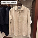 Ralph Lauren Linen/Remi Blend Vintage Shirt, Beige (Light Logo)