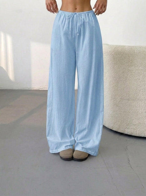 Élan Women's Wide Leg Pants, Sky
