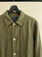 Ralph Lauren Linen/Remi Overshirt, Olive