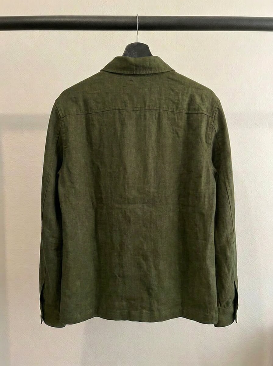 Ralph Lauren Linen/Remi Overshirt, Olive