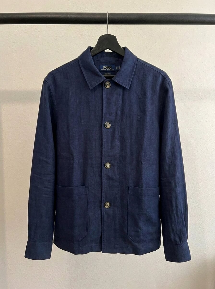 Ralph Lauren Linen/Remi Overshirt, Navy