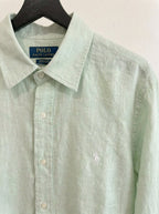 Ralph Lauren Remi/Linen Blend Vintage Shirt, Light Green