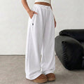 Ralph Lauren Women's Baggy Wide Leg Pants, White