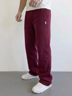 Ralph Lauren Baggy Fleece Joggers, Maroon