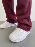 Ralph Lauren Baggy Fleece Joggers, Maroon
