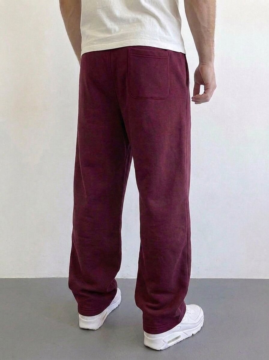 Ralph Lauren Baggy Fleece Joggers, Maroon